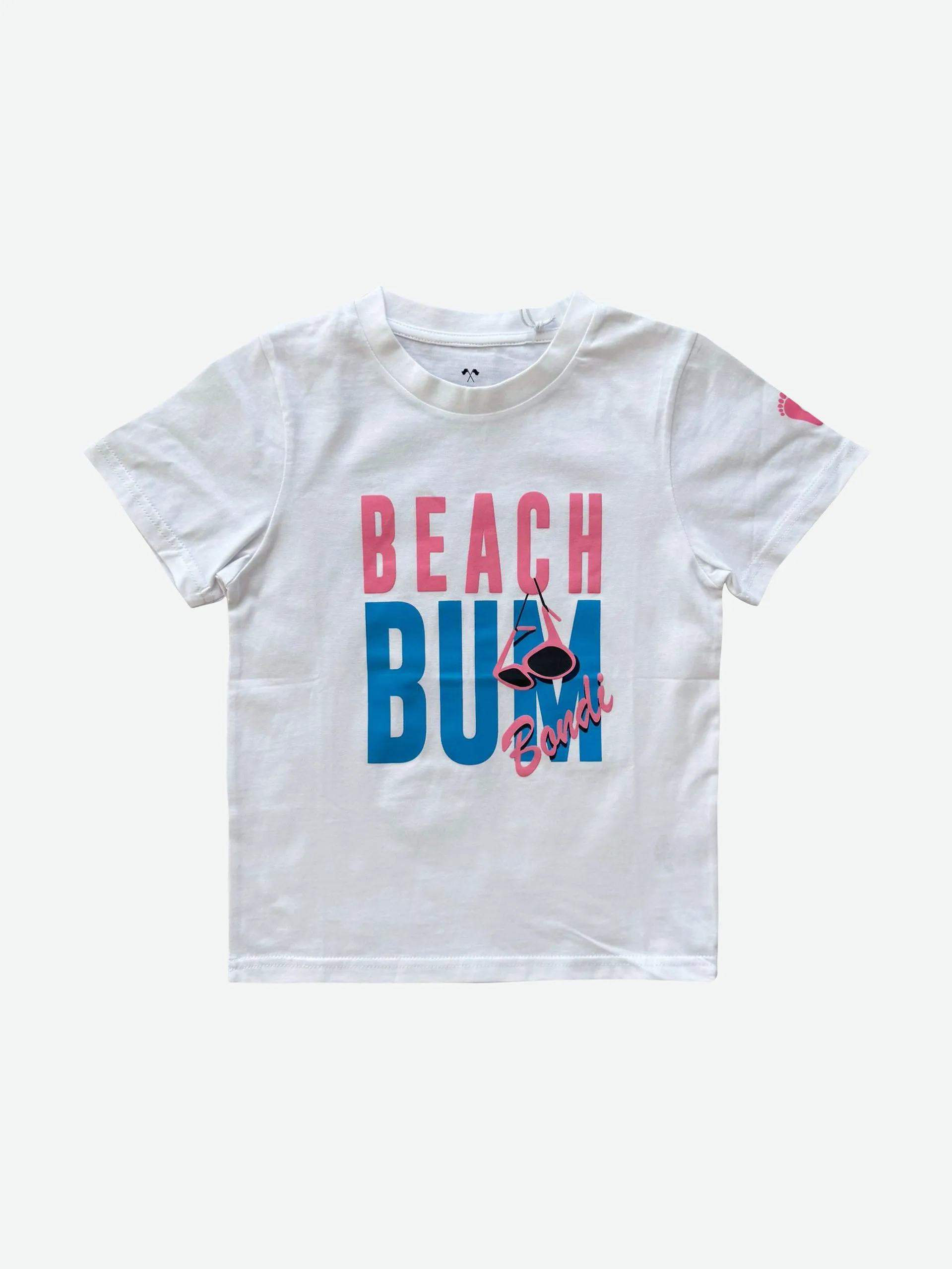 Girl's Beach Bum Tee (White)