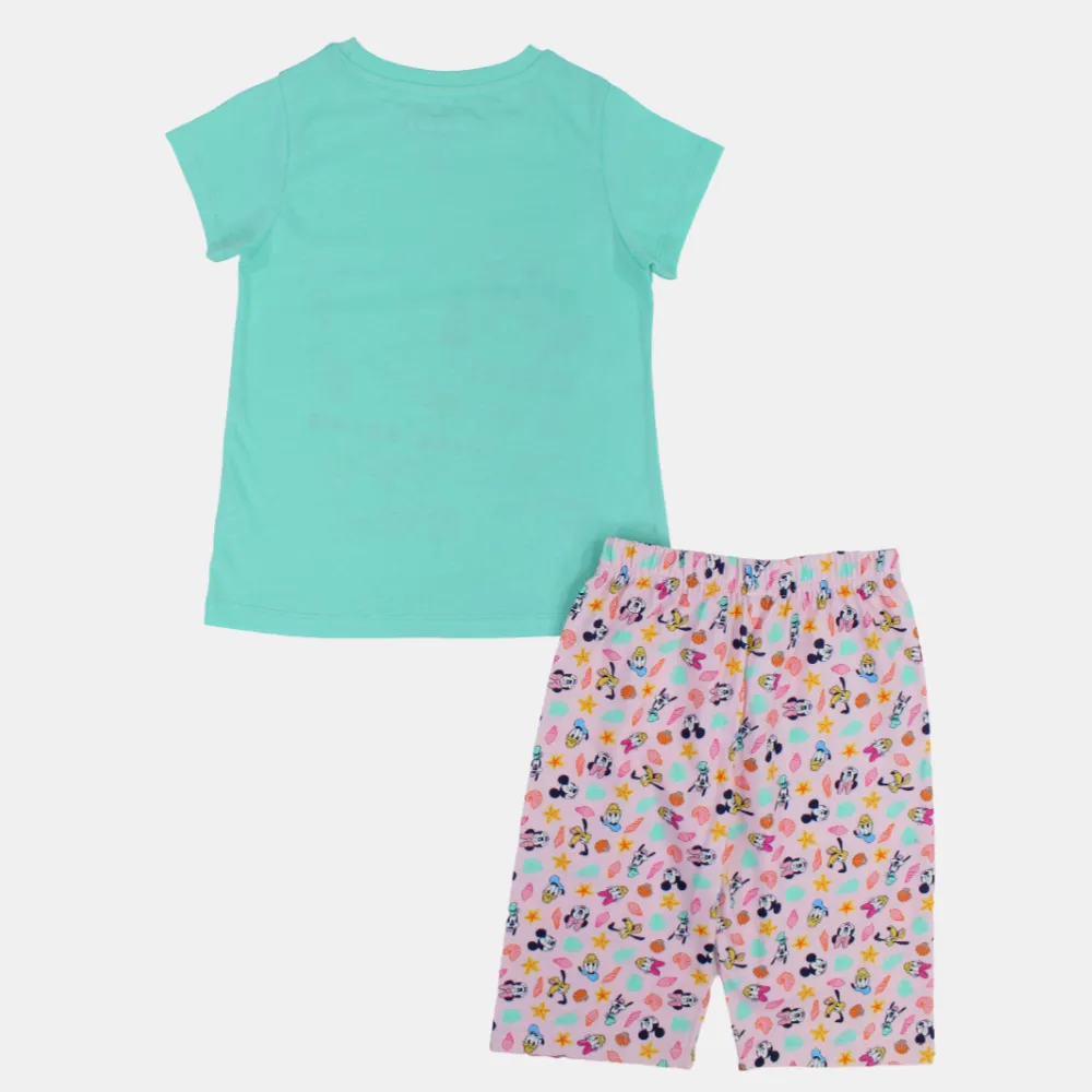 Girls Cotton Pajama Set – Minnie Mouse & Friends
