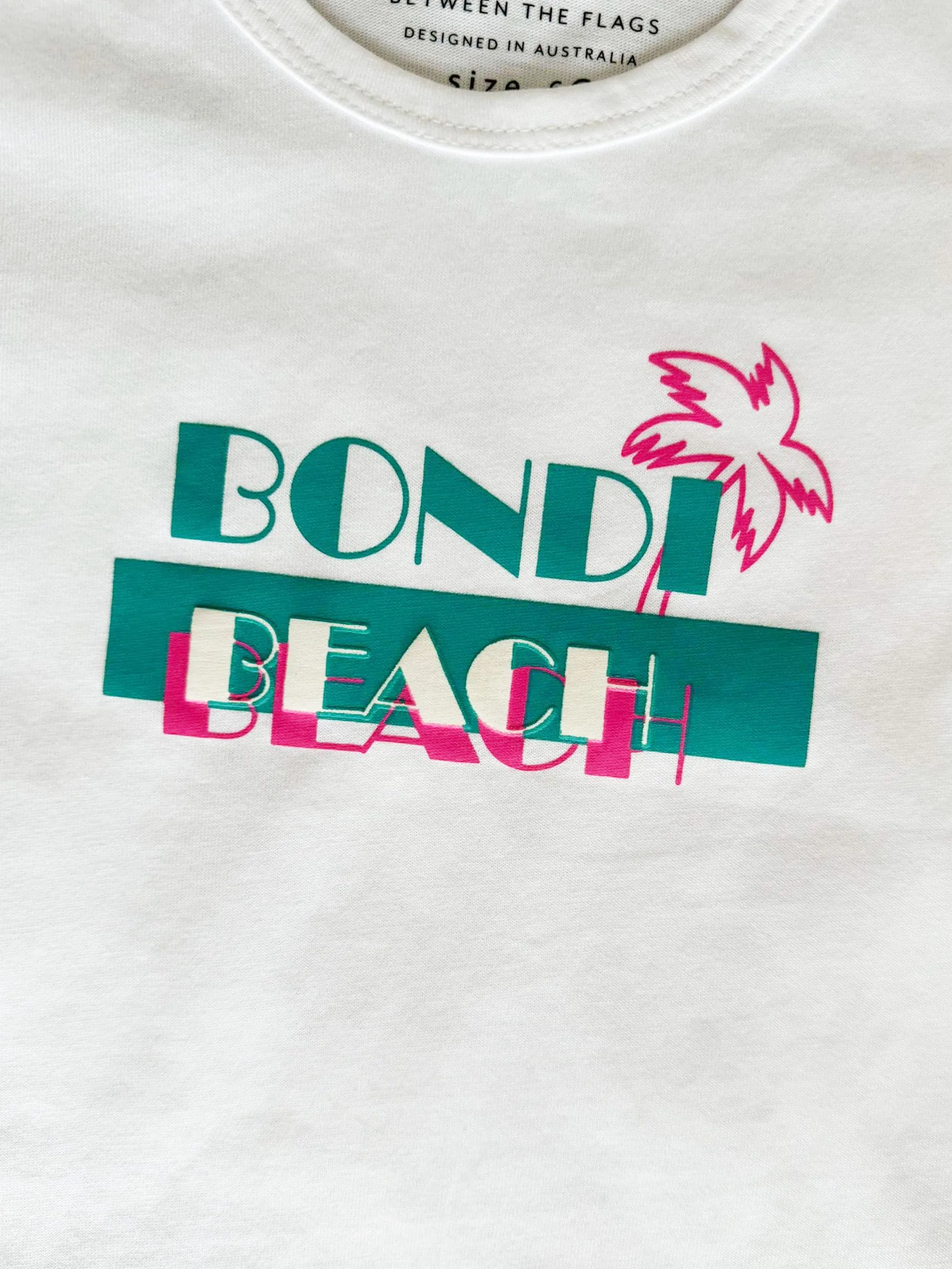 Girl's Sth Beach Frill Tee (White)