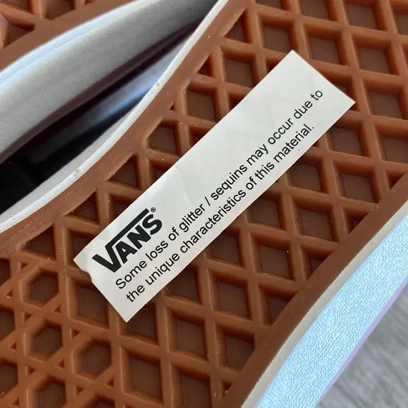 Girls Vans Party Glitter Old Skool - Pink/White