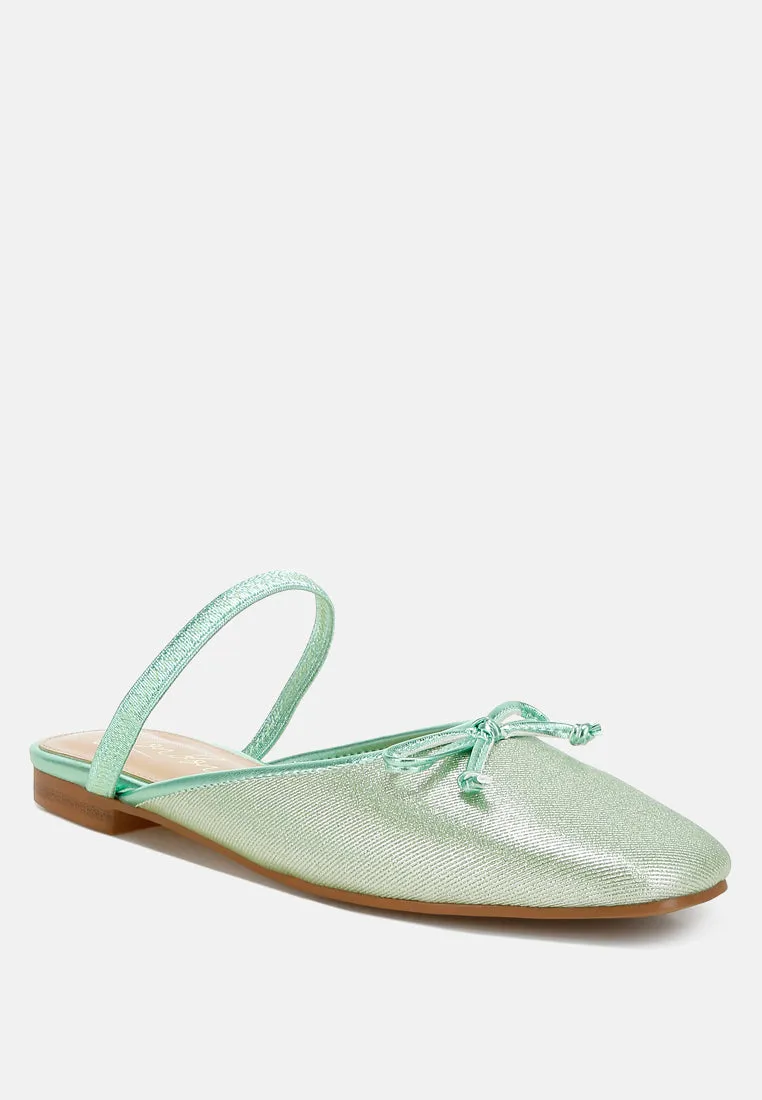 Glitter Ballet Mules By MODE