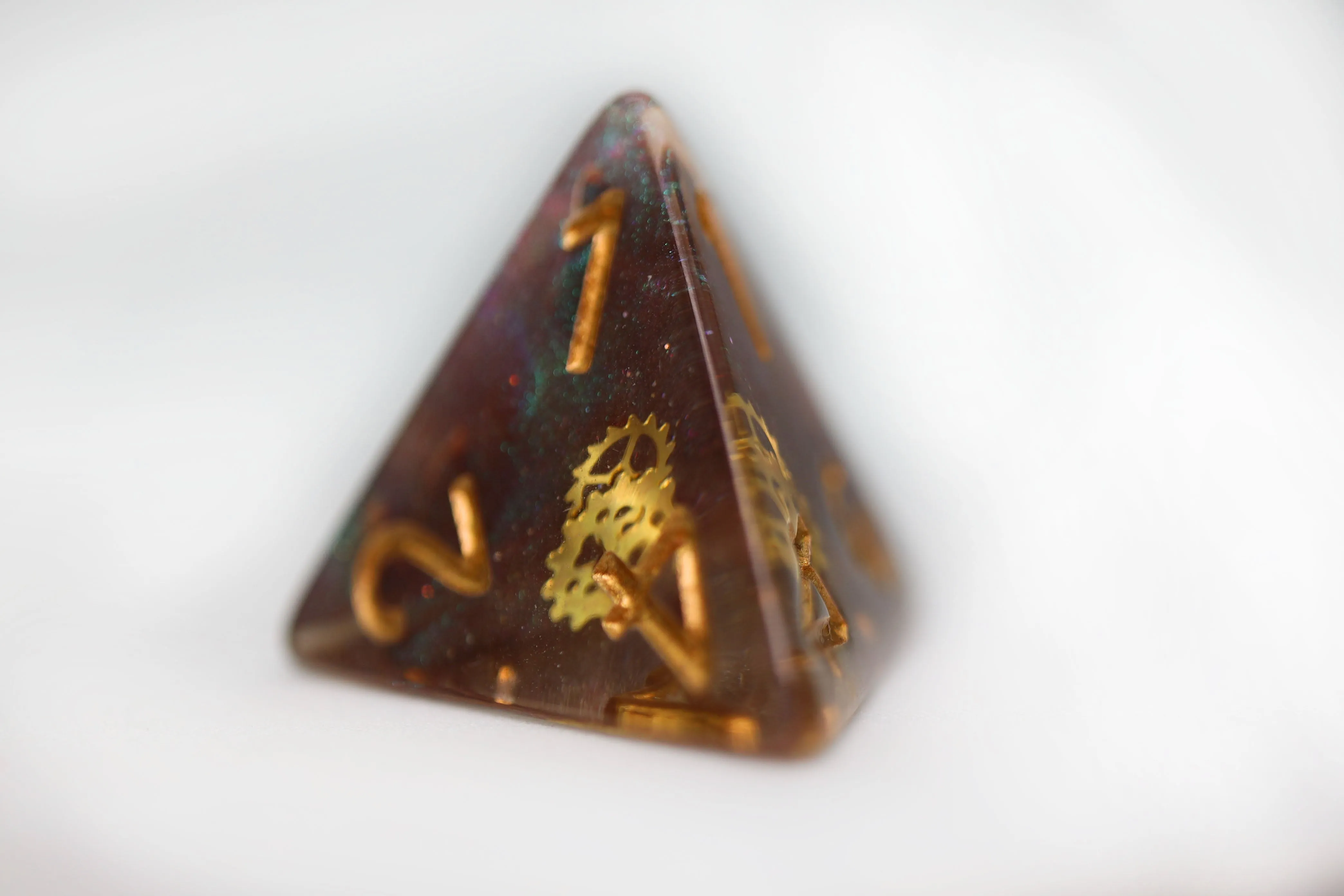 Glitter Gearwheel RPG Dice Set