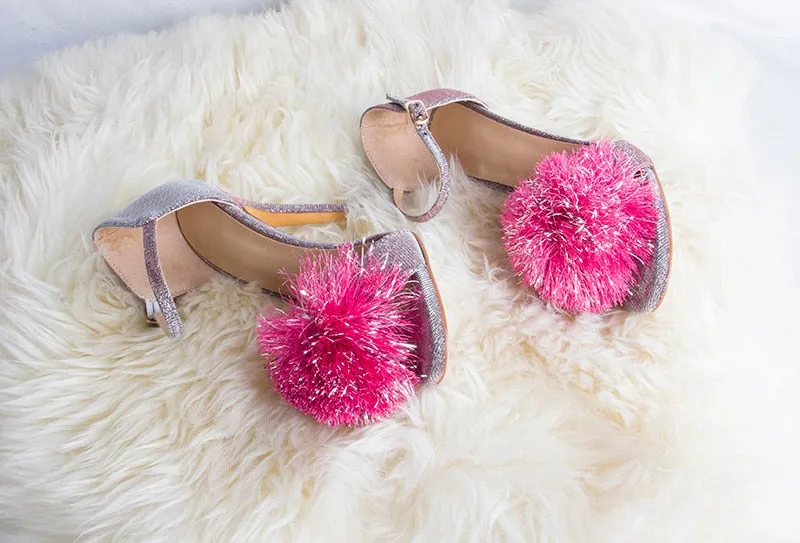 Glitter Heels Designers Women Sandal