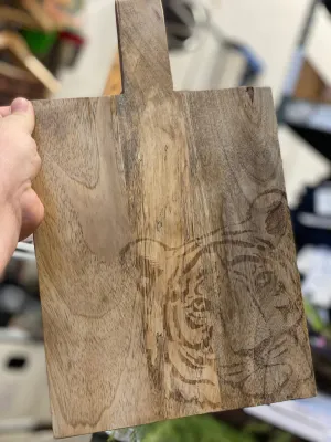 Go Get 'Em Tiger Serving Board