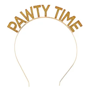 Gold Pawty Pet Headband