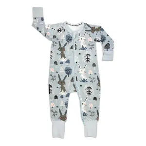 Good Luck Coverall Pajamas - Bunny Rabbits