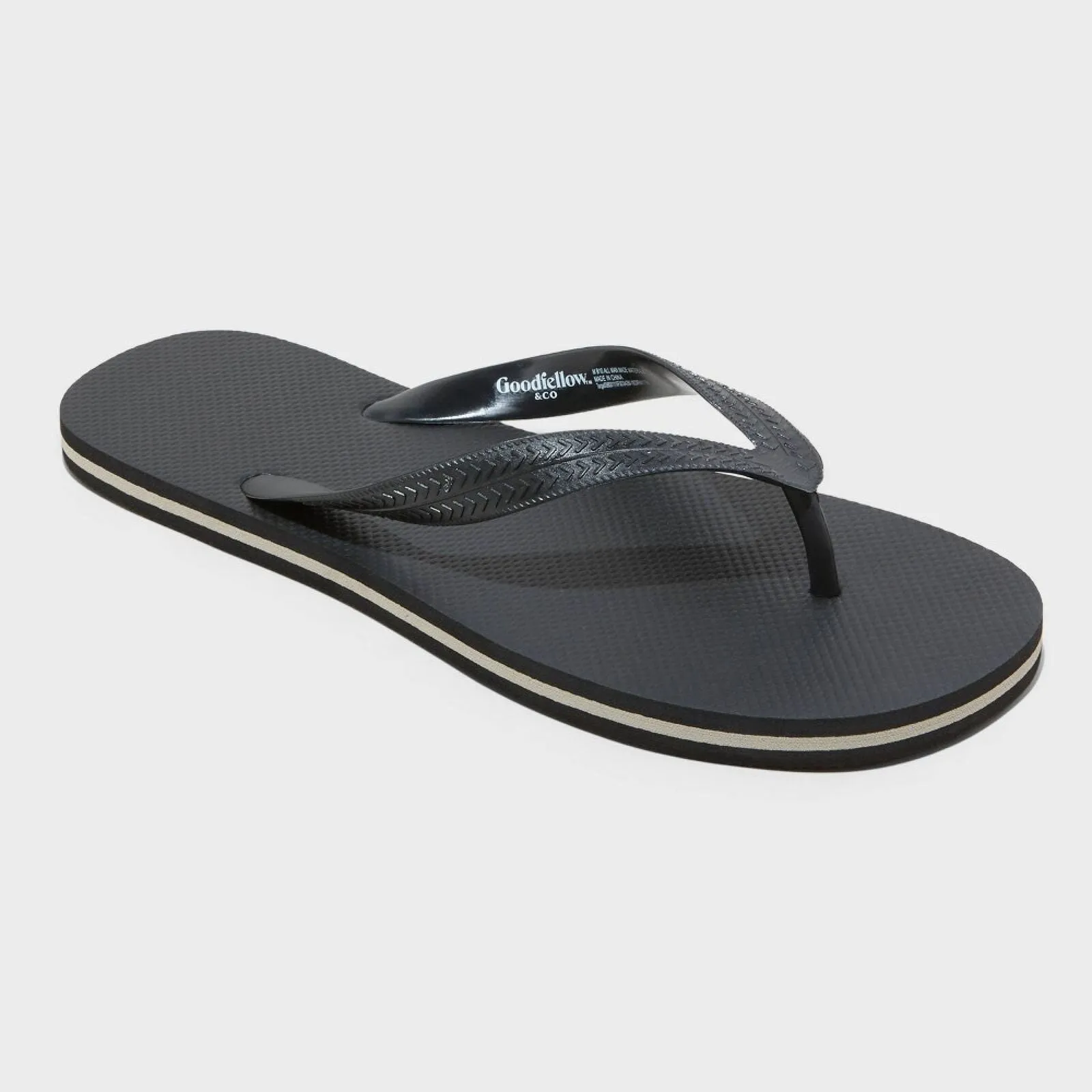 Goodfellow & Co Mens Brent Flip Flop Sandals 89628623 Black L