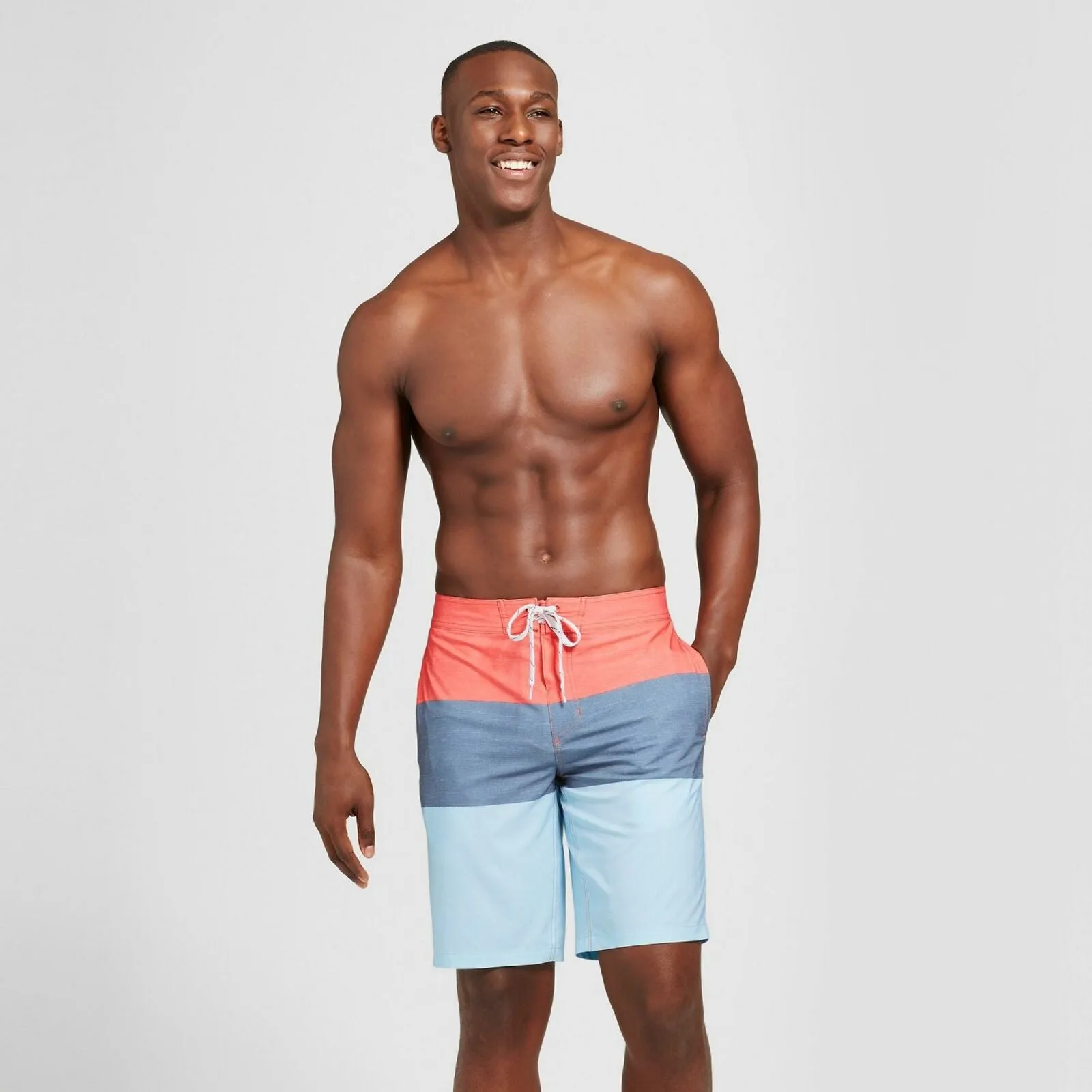 Goodfellow & Co. Men's Colorblock Trooper Board Shorts