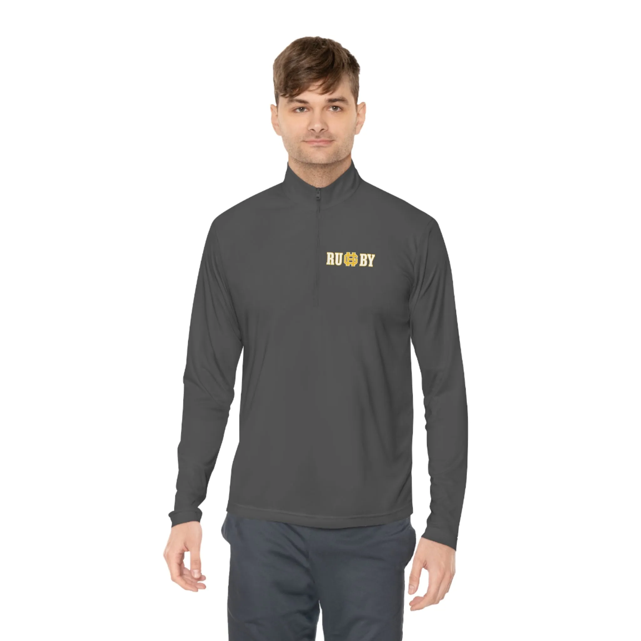 Grand Haven Boys Rugby Unisex Quarter-Zip Pullover
