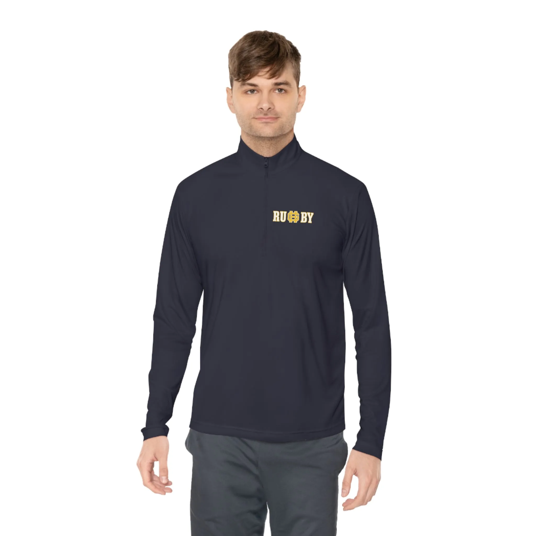 Grand Haven Boys Rugby Unisex Quarter-Zip Pullover