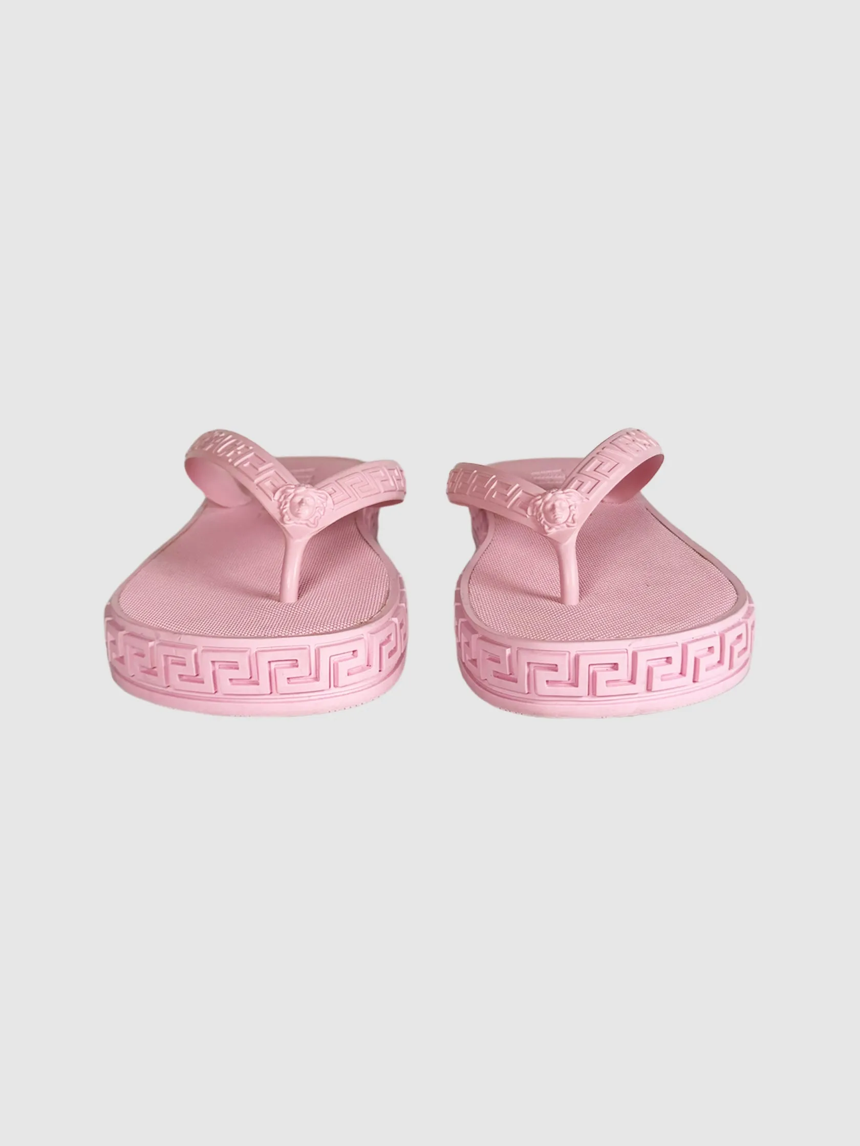 Greca Rubber Sandals - Size 39