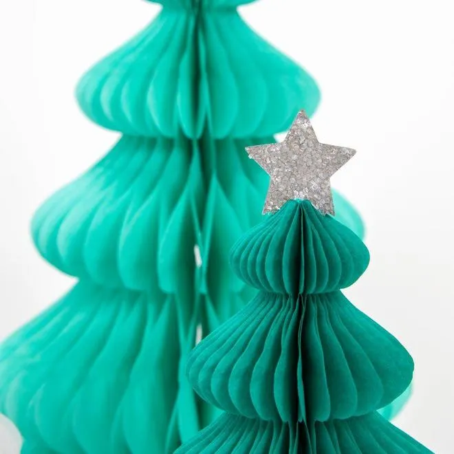 Green Forest Honeycomb Decorations