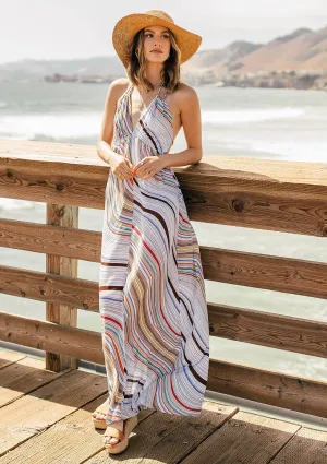 Groovy Stripes Maxi Dress
