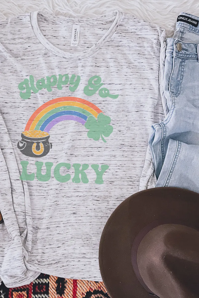 Happy Go Lucky Unisex Short Sleeve Tee