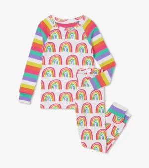 Hatley Pretty Rainbows Organic Cotton Pyjamas