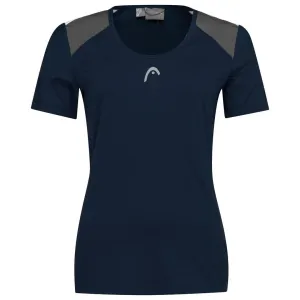 HEAD Womens Club Tech 22 Badminton T-Shirt - Dark Blue