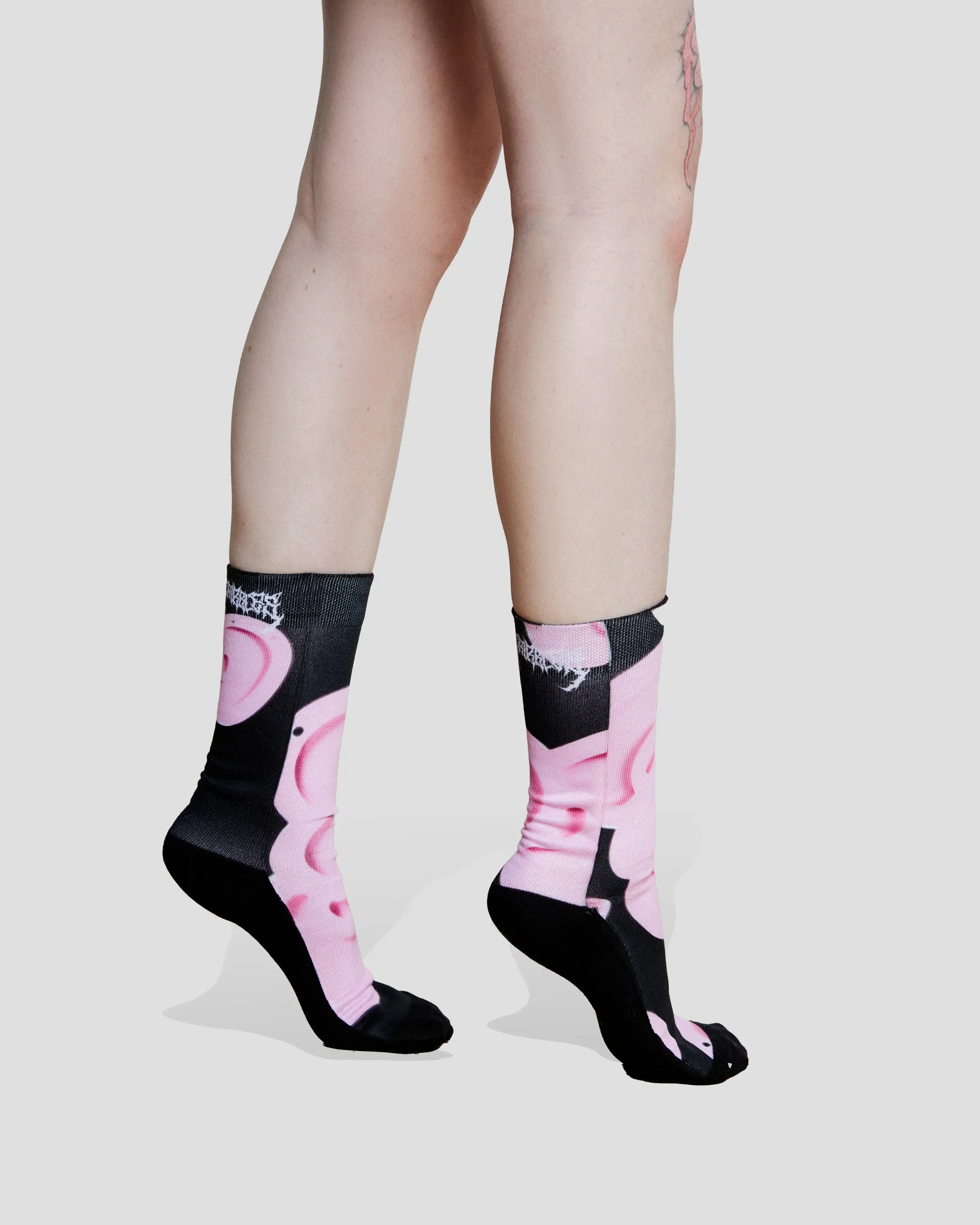 Hello Meow Crew Socks