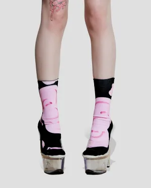 Hello Meow Crew Socks