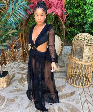Hello Summer Maxi Dress (BLACK)