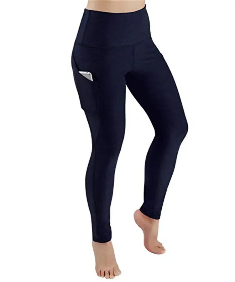 High Waist Yoga Pants with Side Pockets