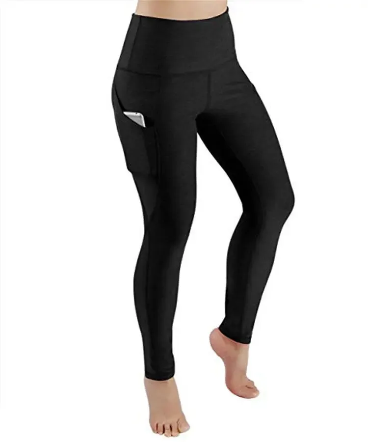 High Waist Yoga Pants with Side Pockets