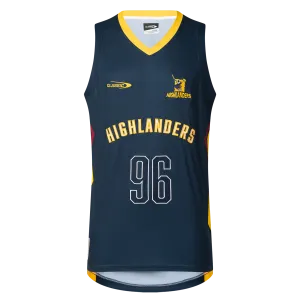 Highlanders Super Rugby 25/26 Supporters Basketball Singlet by Classic Sportswear