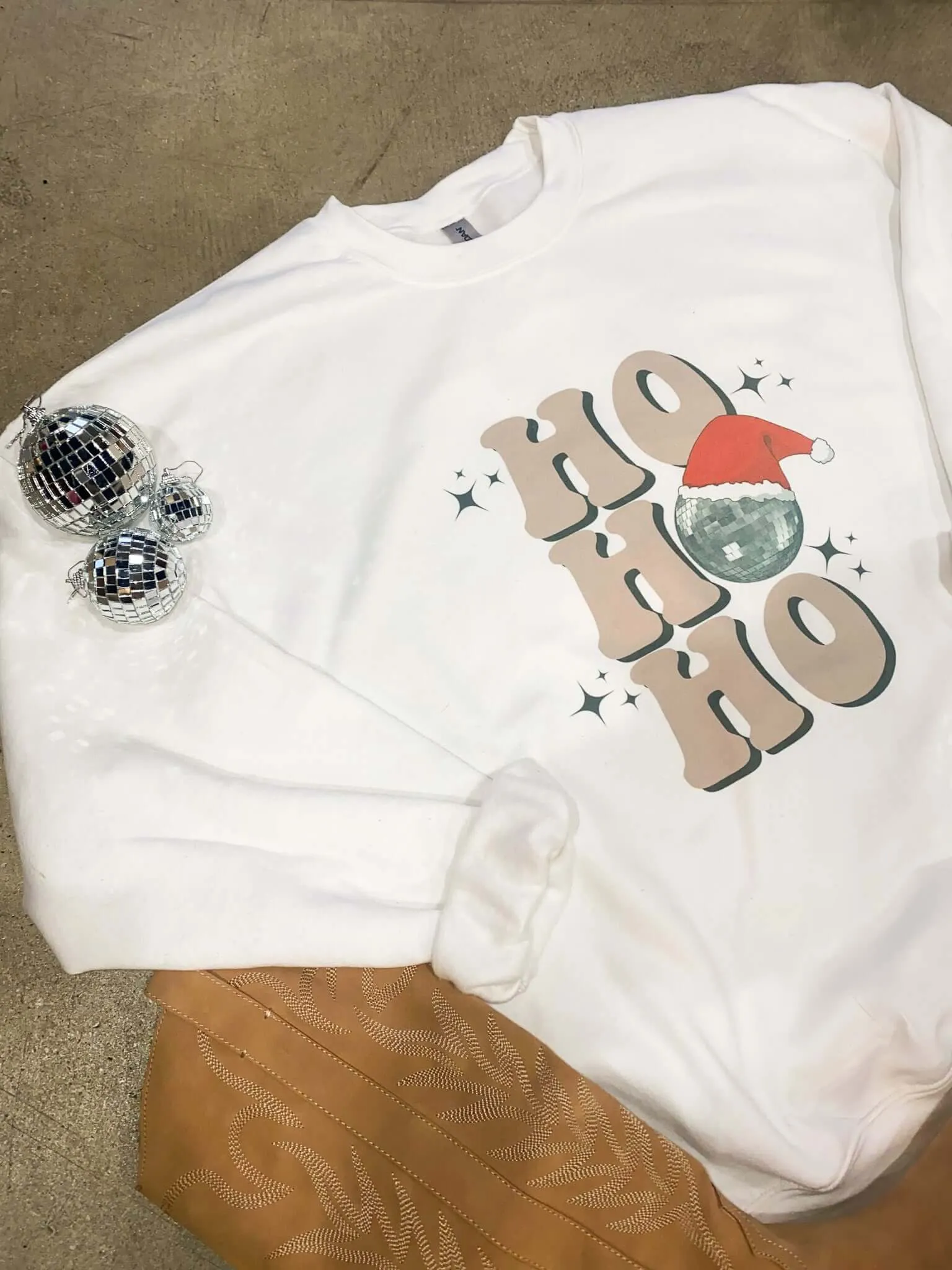 Ho Ho at the Disco Graphic Sweatshirt