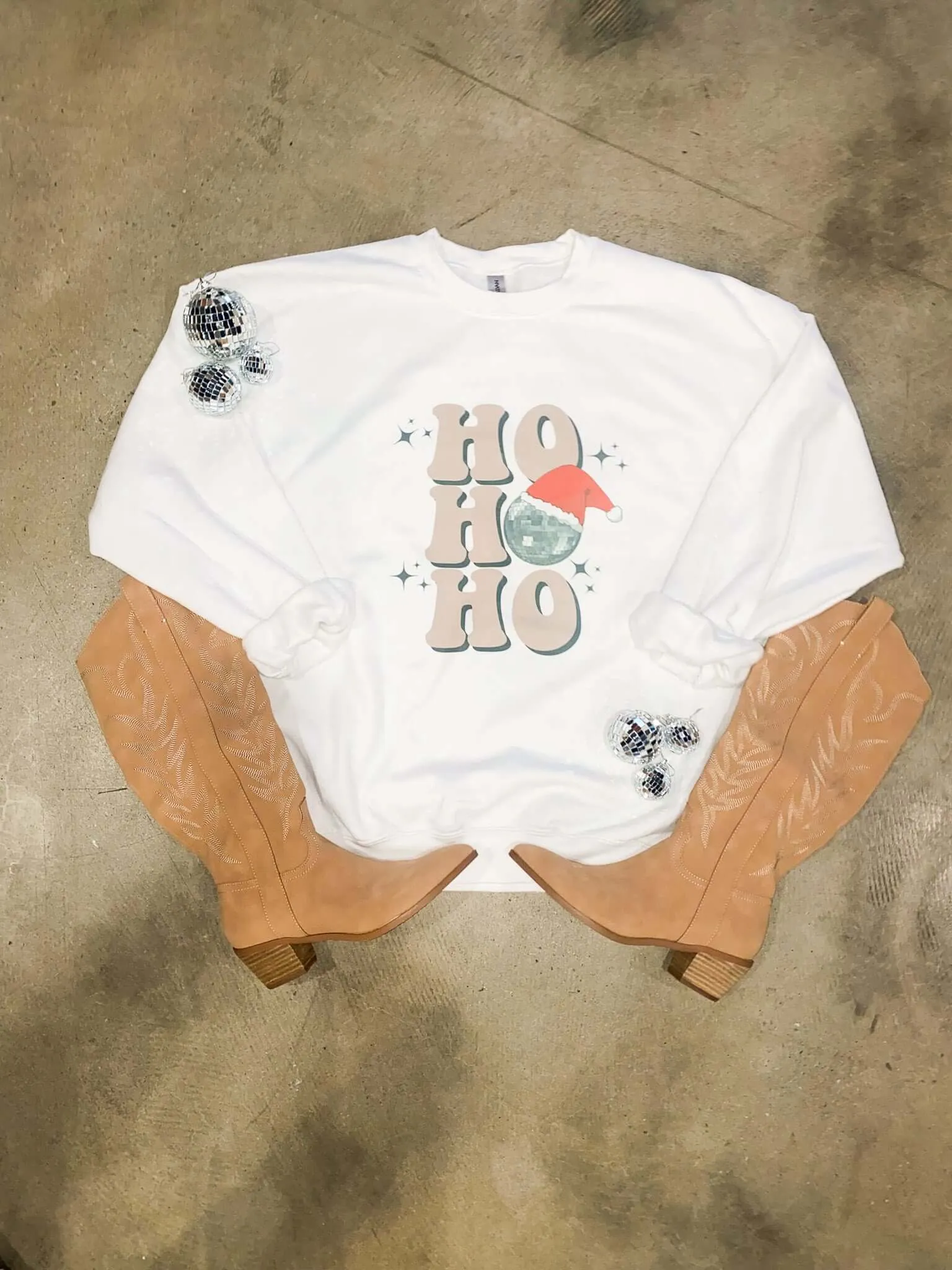 Ho Ho at the Disco Graphic Sweatshirt