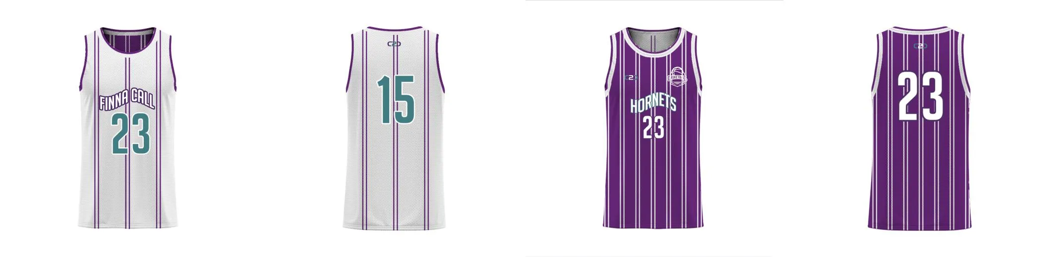 HORNETS-Inspired Core Reversible Basketball Singlet Design Your Own