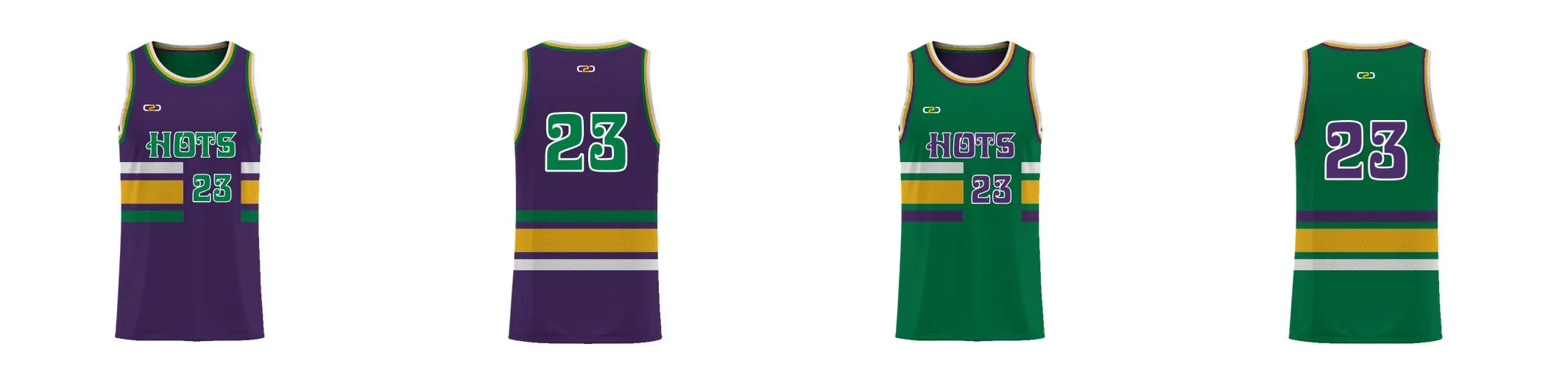 Hots Core Reversible Basketball Singlet Design Your Own