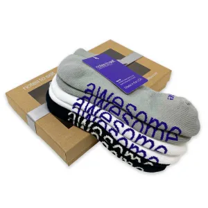 I am awesome® socks 3-pair set in gift box