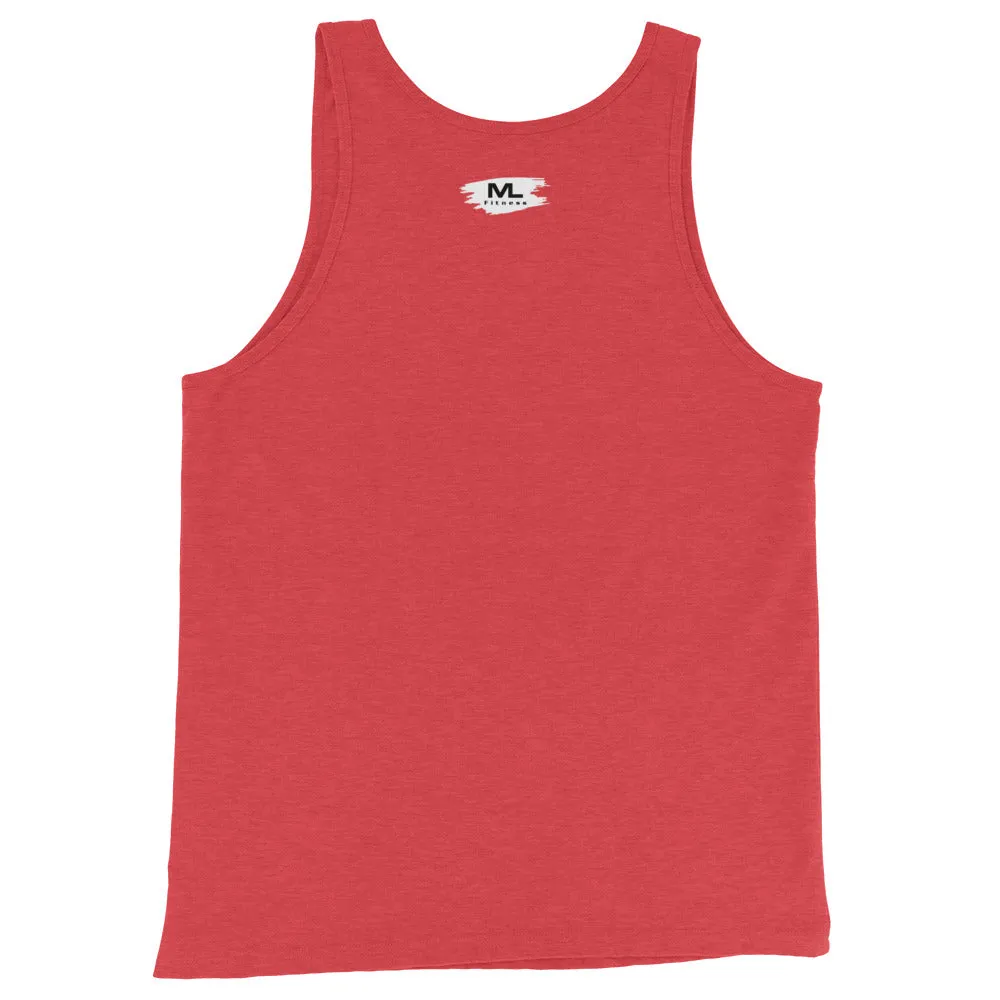 I Know You're Tired. I Know It's Difficult. BUT KEEP GOING. Unisex Tank Top