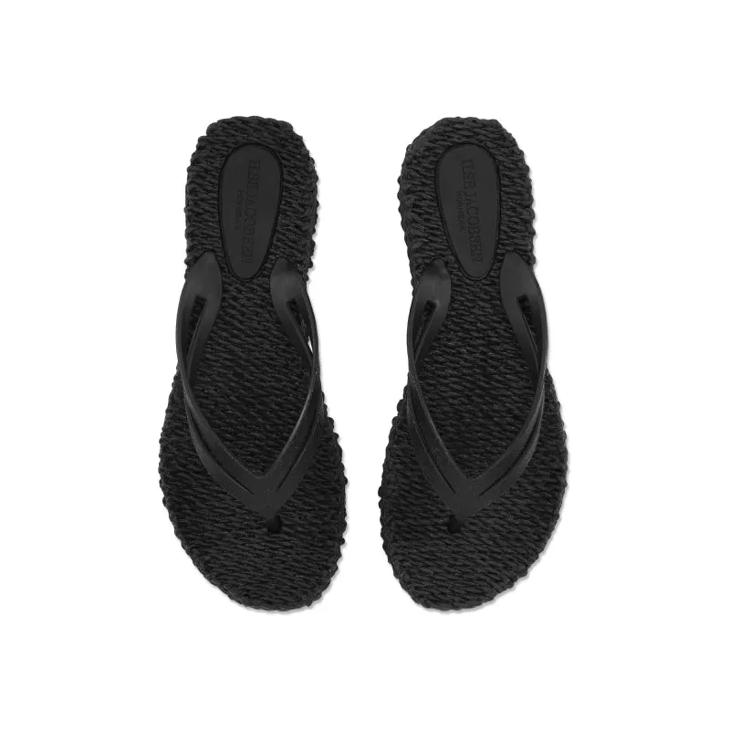Ilse Jacobsen Flip Flop On Platform Sole - Black