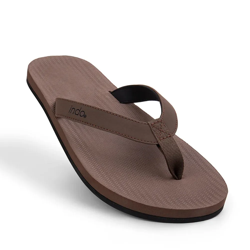 Indosole Essential Flip Flops - Soil