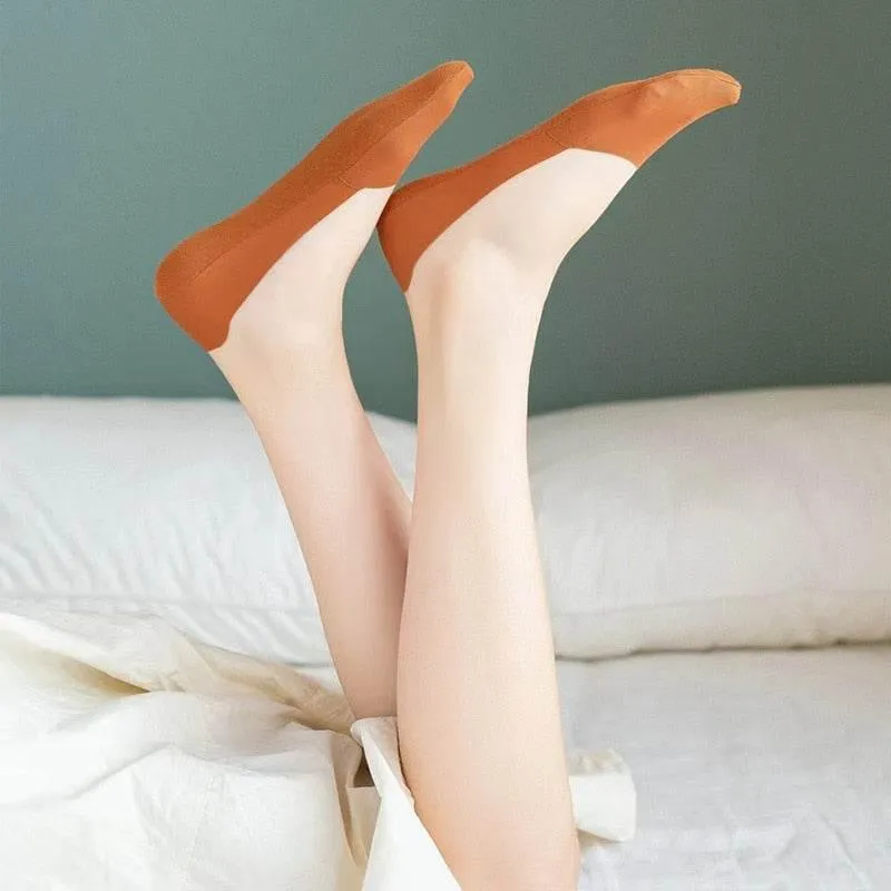 Invisible Non-Slip Womens Socks - Breathable Comfortable Design