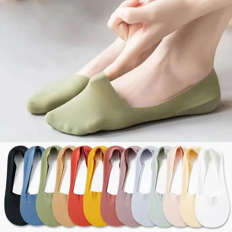 Invisible Non-Slip Womens Socks - Breathable Comfortable Design