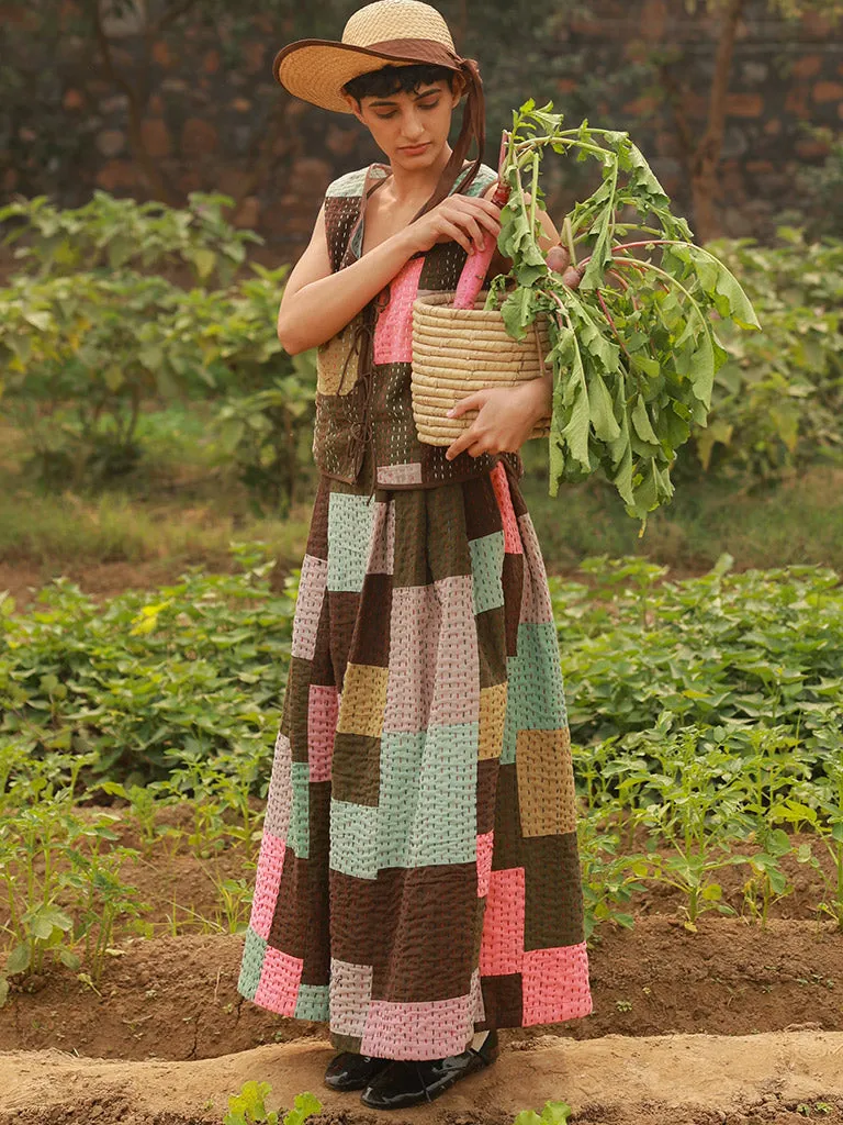 Irene Kantha Patchwork Skirt