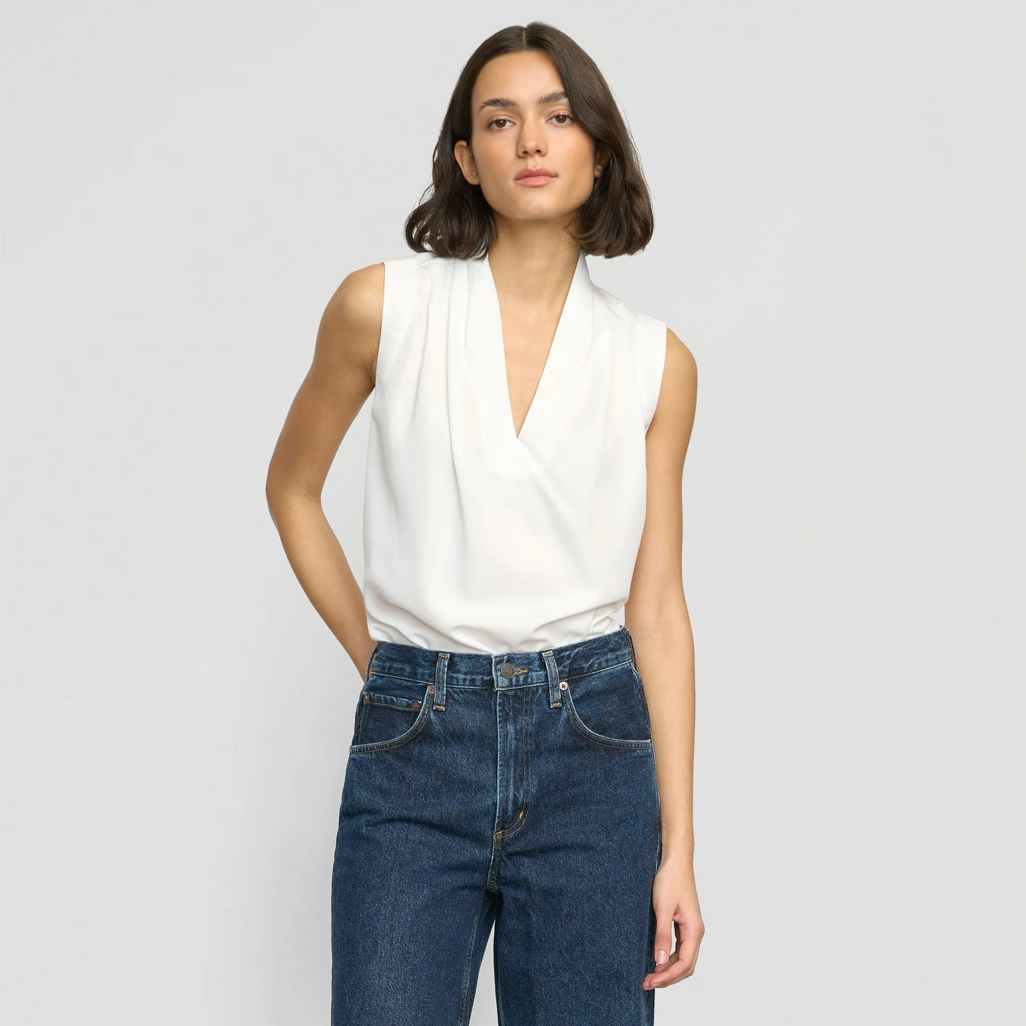 Jae V-Neck Sleeveless Blouse