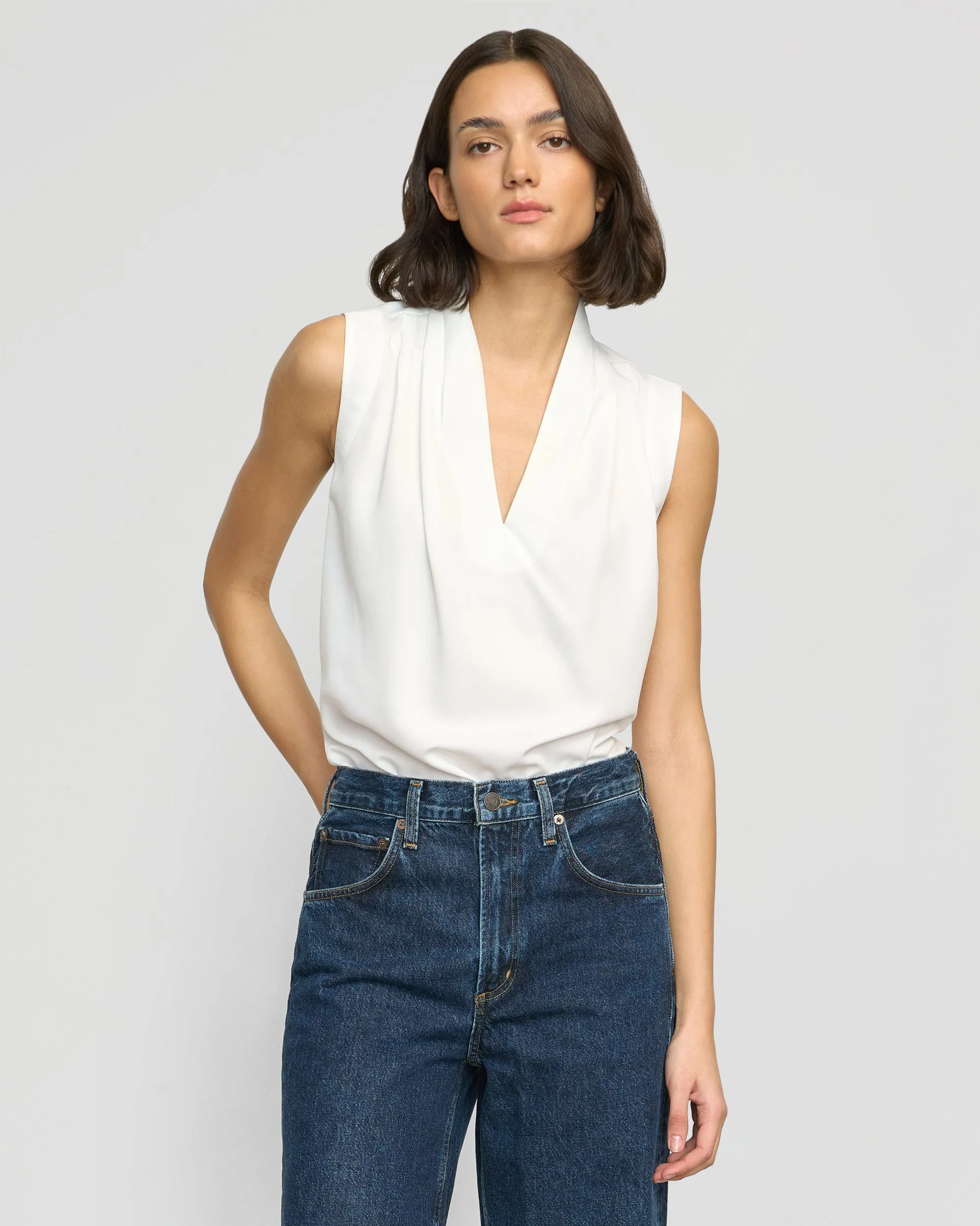 Jae V-Neck Sleeveless Blouse