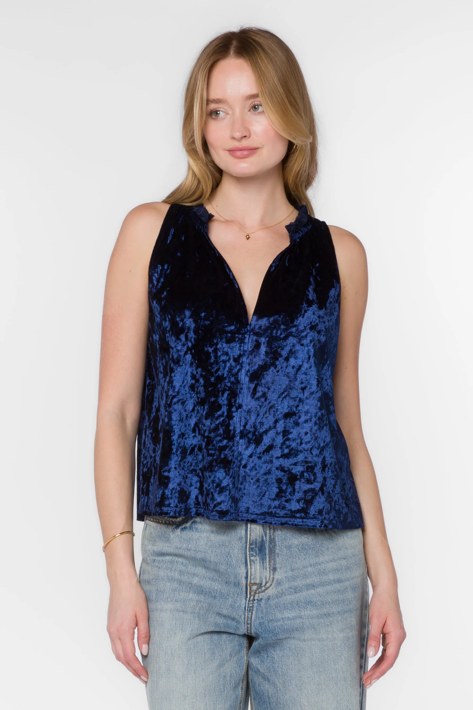 Jaylah Navy Blue Top