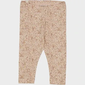 Jersey Leggings in Rose Flowers