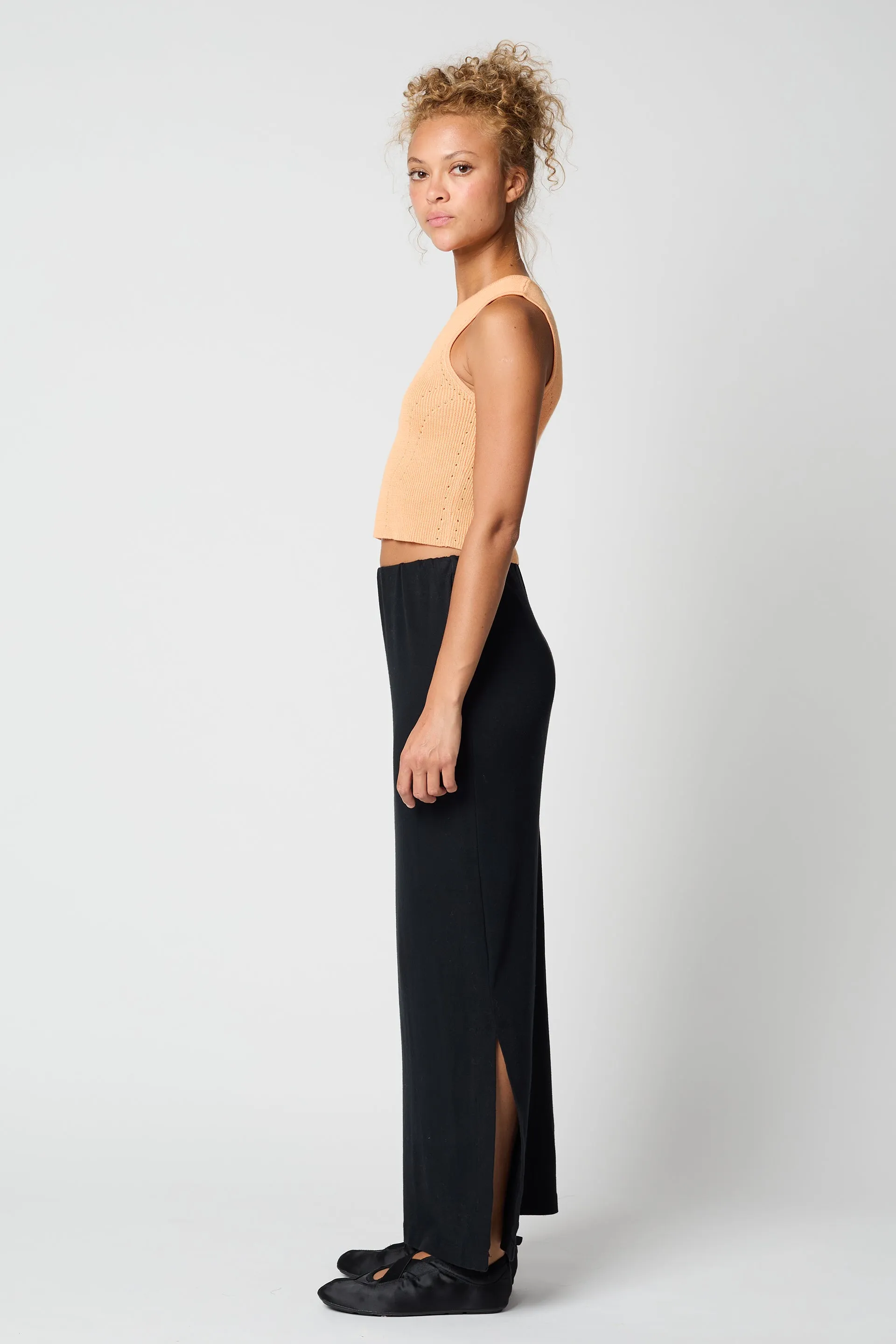 JERSEY RIB SKIRT