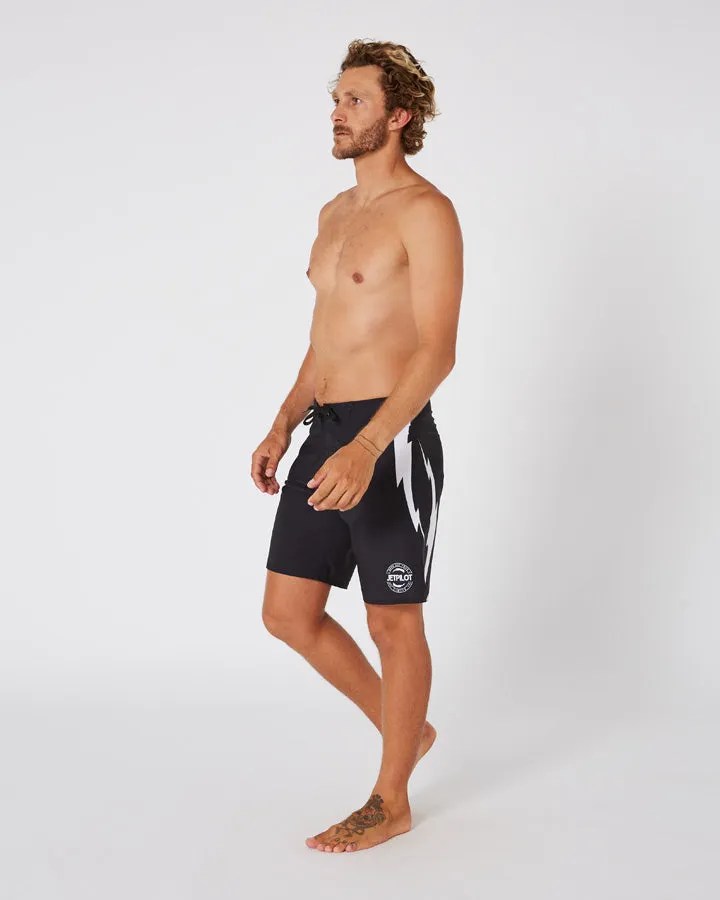 Jetpilot Bolts Mens Rideshort - Black/White