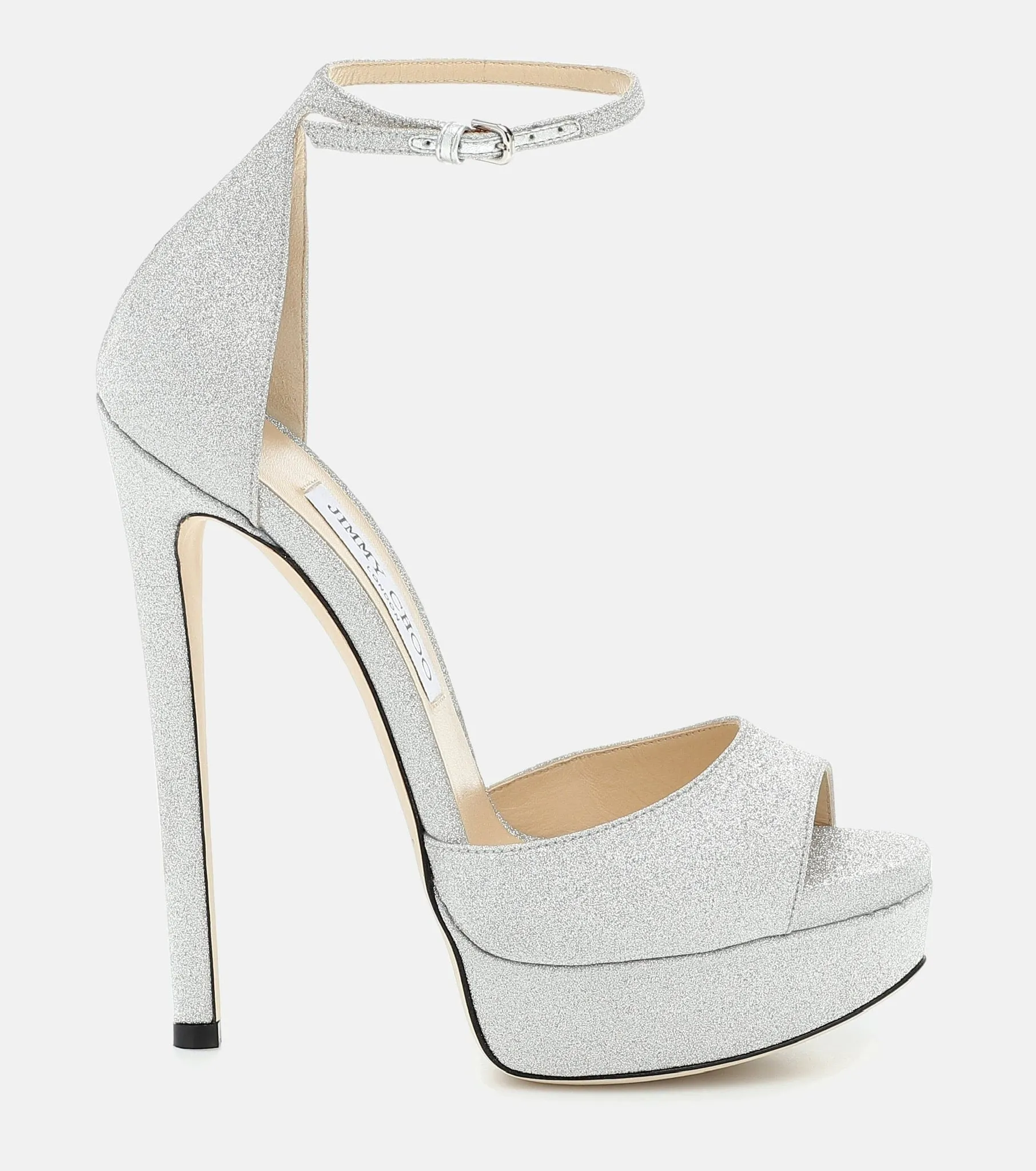 Jimmy Choo Max 150 glitter sandals
