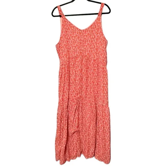 JOIE Bondi Limited Edition Geometric Abstract Animal Printed Tiered Maxi Dress