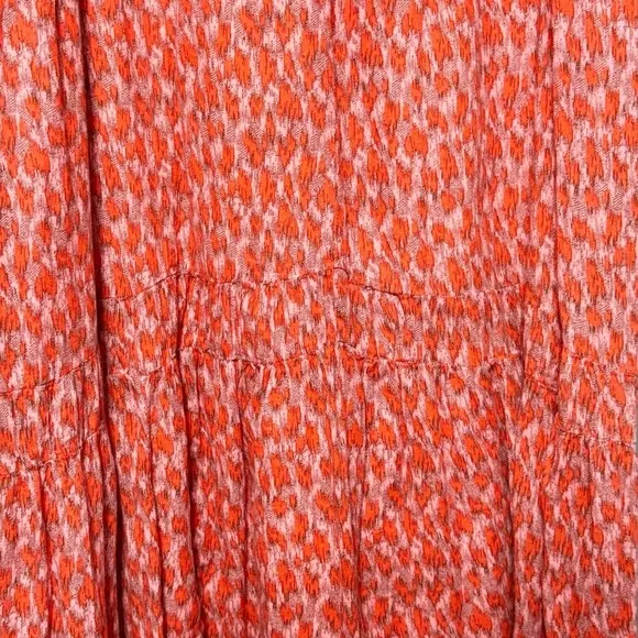 JOIE Bondi Limited Edition Geometric Abstract Animal Printed Tiered Maxi Dress