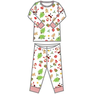 Jolly Holiday Red Long Pajamas