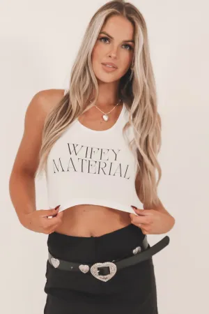 Just Call Me Wifey Graphic Bridal Tanks