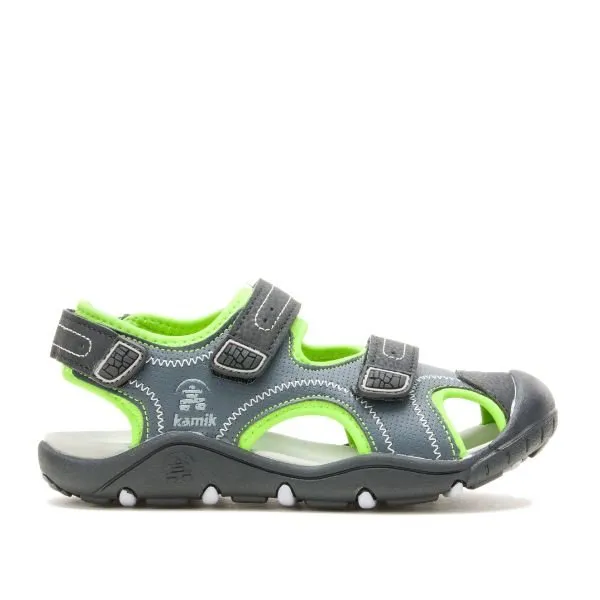 Kamik Seaturtle2 Boys Charcoal Water Friendly Sandals