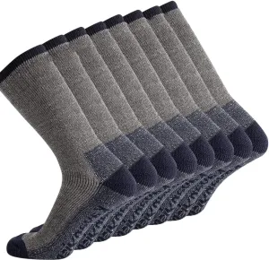 KAVANYISO Men's Wool Hiking Socks - Breathable & Thicken